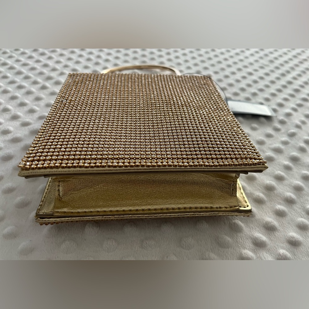 BADGLEY MISCHKA Gold Bejeweled Evening Bag 💛💎✨ - Picture 4 of 12